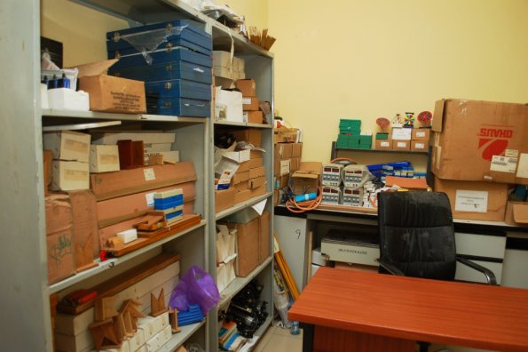 12.  A section of the Physics Lab Store