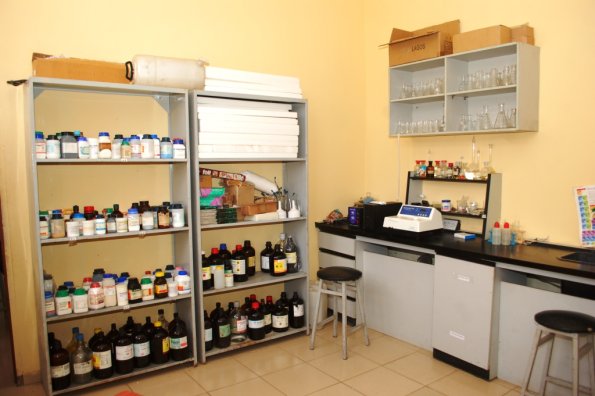 9. A section of the Chemistry Lab Store