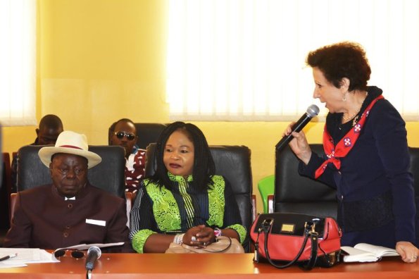 Nigeria Olympic Fund, Mary Onyali visit Afe Babalola University University._02