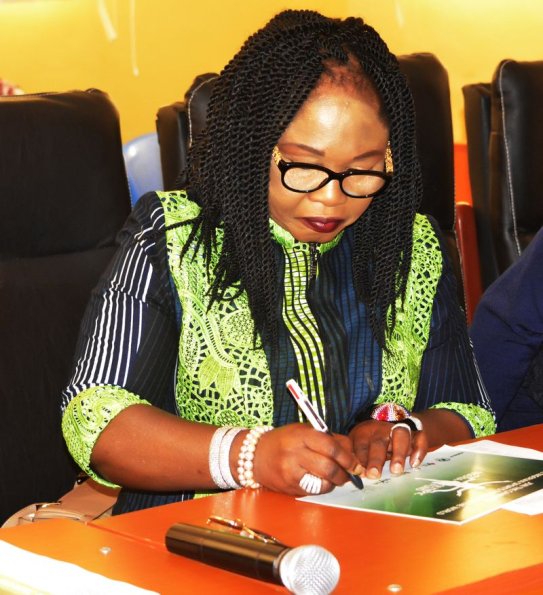 Nigeria Olympic Fund, Mary Onyali visit Afe Babalola University University._05