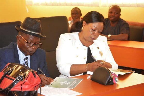 Nigeria Olympic Fund, Mary Onyali visit Afe Babalola University University._07