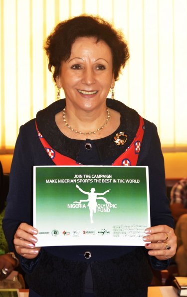 Nigeria Olympic Fund, Mary Onyali visit Afe Babalola University University._10