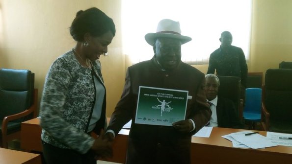 Nigeria Olympic Fund, Mary Onyali visit Afe Babalola University University._12