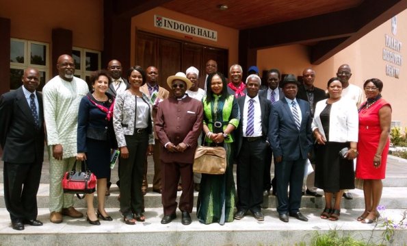 Nigeria Olympic Fund, Mary Onyali visit Afe Babalola University University._13